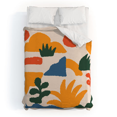 DorisciciArt boho forest Duvet Cover