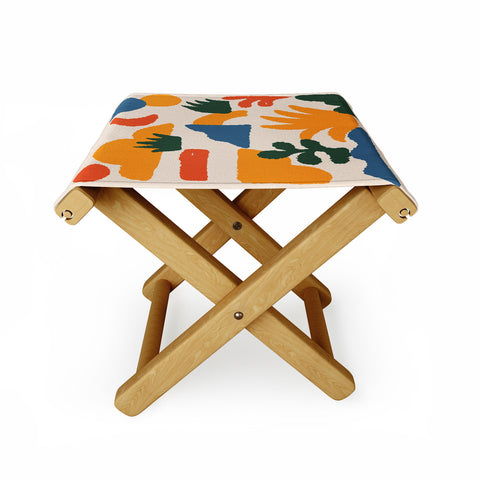 DorisciciArt boho forest Folding Stool
