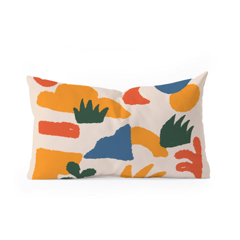 DorisciciArt boho forest Oblong Throw Pillow