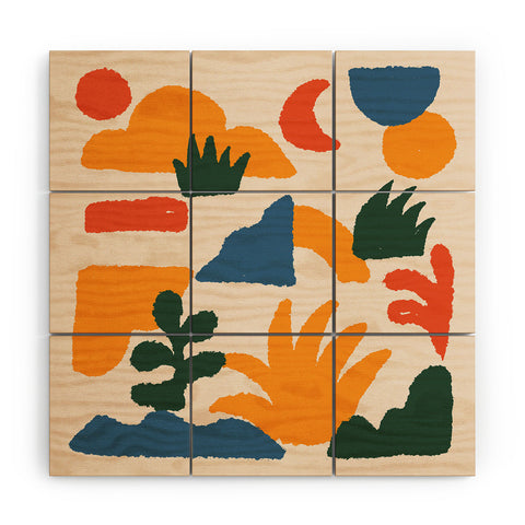 DorisciciArt boho forest Wood Wall Mural