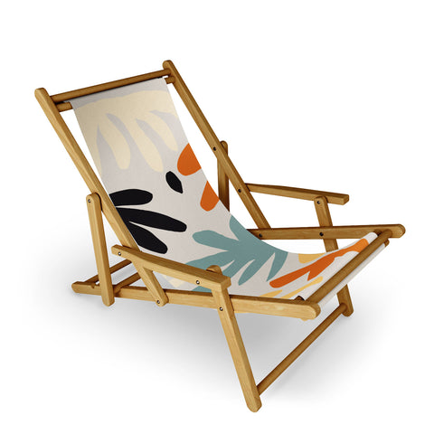DorisciciArt Botanic market beige Sling Chair