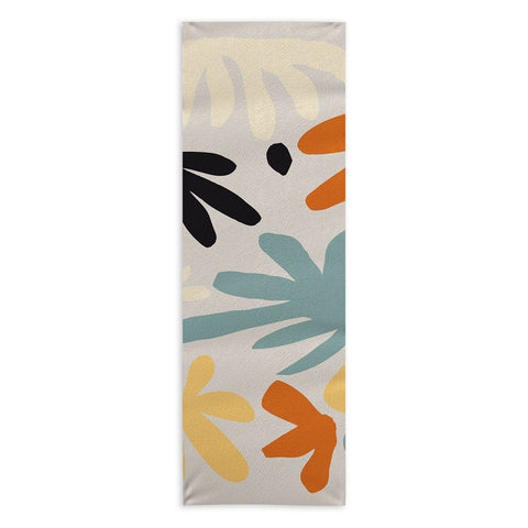 DorisciciArt Botanic market beige Yoga Towel