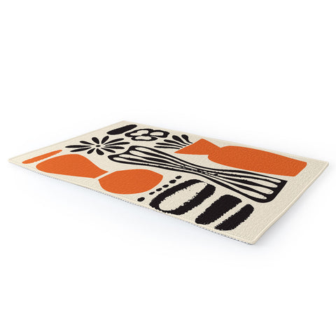 DorisciciArt calming plants Area Rug