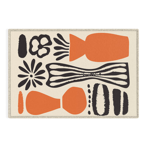 DorisciciArt calming plants Outdoor Rug