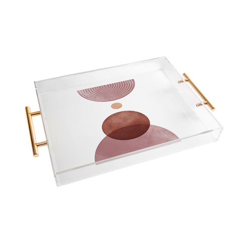 DorisciciArt Cloud rainbow B Acrylic Tray