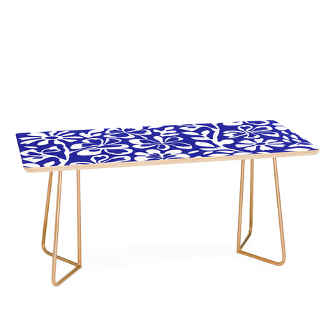 DorisciciArt Indigo boho floral Coffee Table