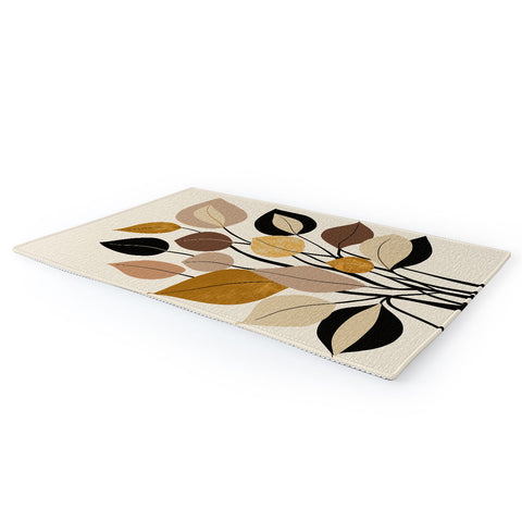 DorisciciArt Leaf collection Area Rug