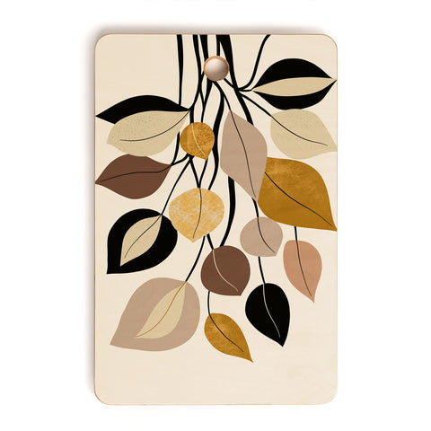 DorisciciArt Leaf collection Cutting Board Rectangle