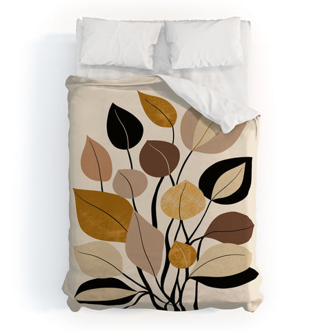 DorisciciArt Leaf collection Duvet Cover