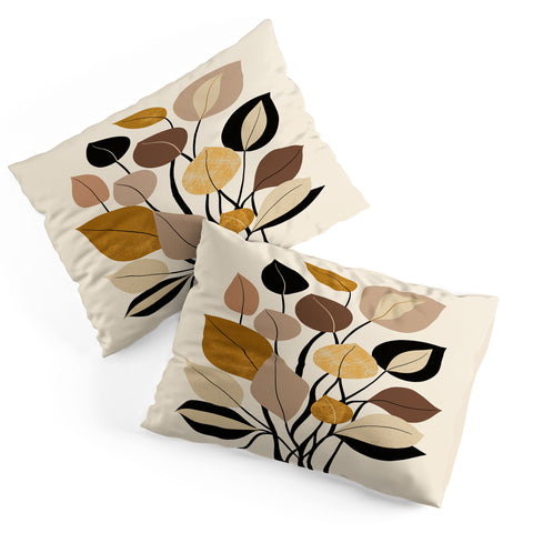 DorisciciArt Leaf collection Pillow Shams
