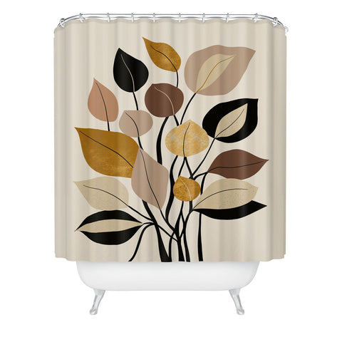 DorisciciArt Leaf collection Shower Curtain