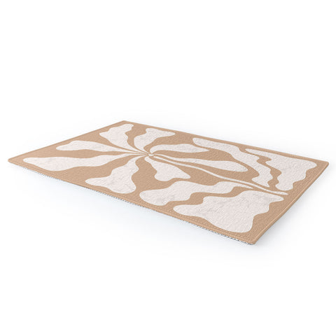 DorisciciArt Mid Century Modern Floral C Area Rug