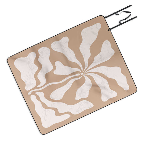 DorisciciArt Mid Century Modern Floral C Picnic Blanket