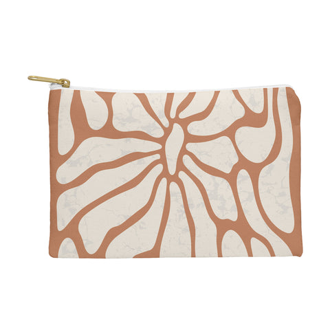 DorisciciArt Mid Century Modern Floral D Pouch