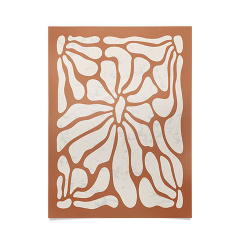DorisciciArt Mid Century Modern Floral D Poster
