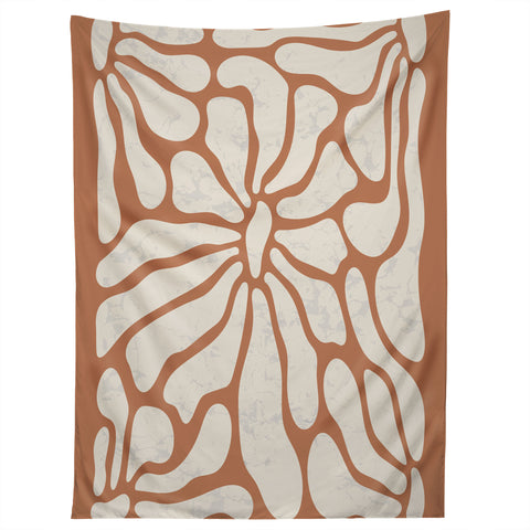 DorisciciArt Mid Century Modern Floral D Tapestry