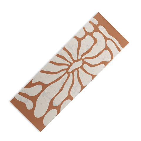DorisciciArt Mid Century Modern Floral D Yoga Mat