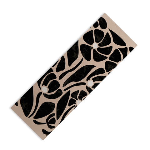 DorisciciArt Mid Century Modern Floral F Yoga Mat