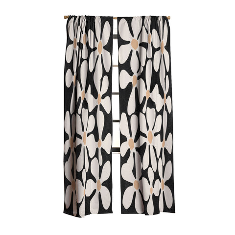 DorisciciArt Midnight Bohemian Floral Blackout Non Repeat