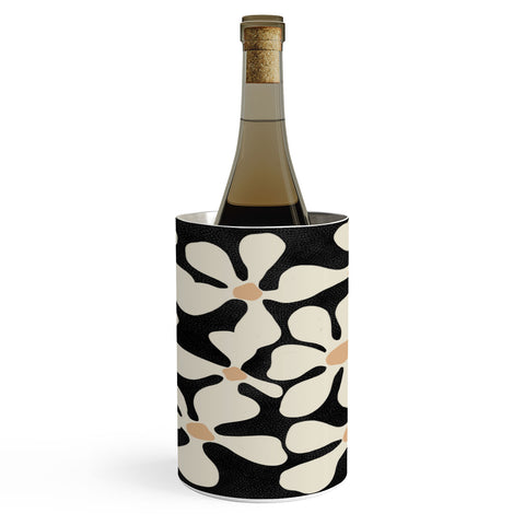 DorisciciArt Midnight Bohemian Floral Wine Chiller