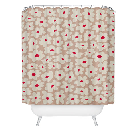 DorisciciArt Minimal floral C Shower Curtain