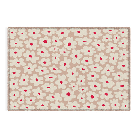 DorisciciArt Minimal floral C Outdoor Rug