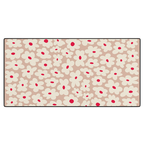 DorisciciArt Minimal floral C Desk Mat