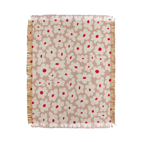 DorisciciArt Minimal floral C Throw Blanket