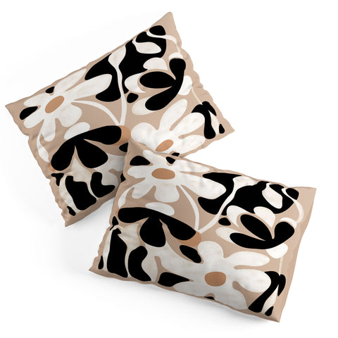 DorisciciArt monochrome flowers Pillow Shams