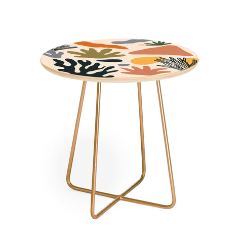 DorisciciArt Nature Abstraction Round Side Table