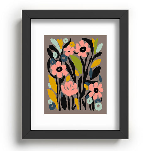 DorisciciArt pastel garden Recessed Framing Rectangle