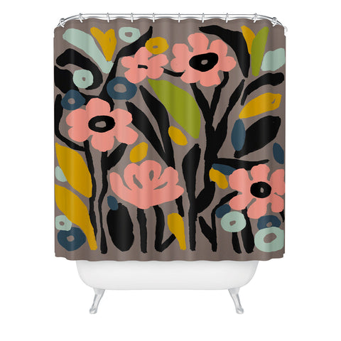DorisciciArt pastel garden Shower Curtain