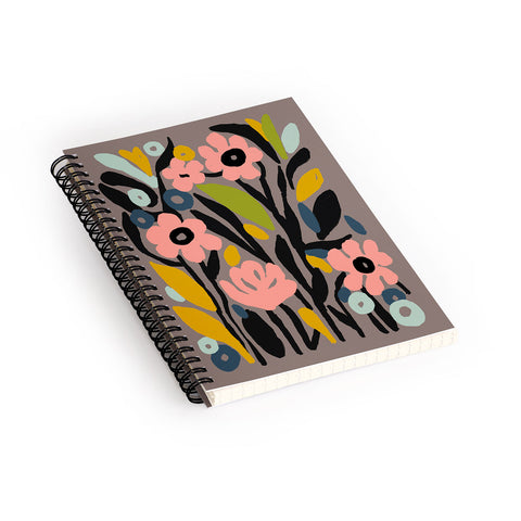 DorisciciArt pastel garden Spiral Notebook