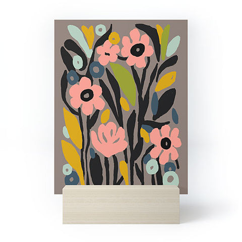 DorisciciArt pastel garden Mini Art Print