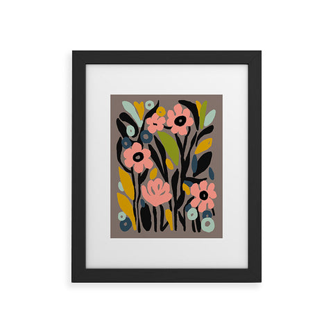 DorisciciArt pastel garden Framed Art Print