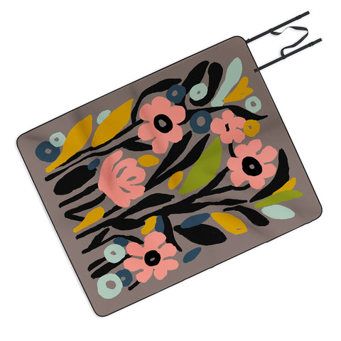 DorisciciArt pastel garden Picnic Blanket