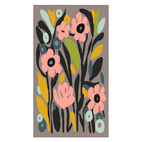 DorisciciArt pastel garden Tablecloth