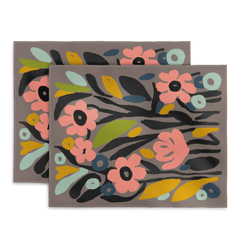 DorisciciArt pastel garden Placemat