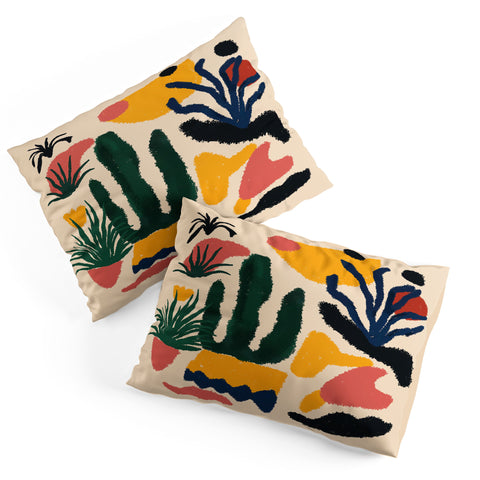 DorisciciArt Psychedelic Jungle Pillow Shams