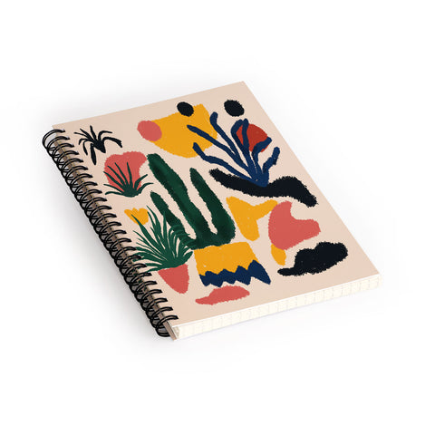 DorisciciArt Psychedelic Jungle Spiral Notebook