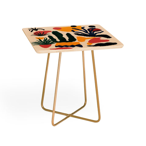 DorisciciArt Psychedelic Jungle Side Table