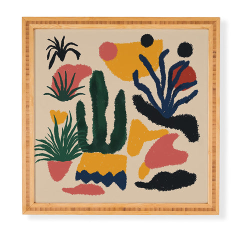 DorisciciArt Psychedelic Jungle Framed Wall Art