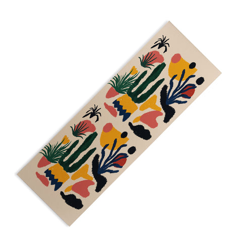 DorisciciArt Psychedelic Jungle Yoga Mat