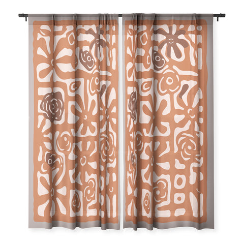 DorisciciArt Rose maze Sheer Non Repeat