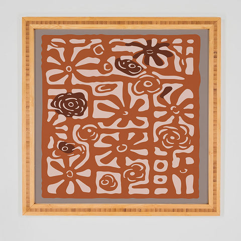 DorisciciArt Rose maze Framed Wall Art