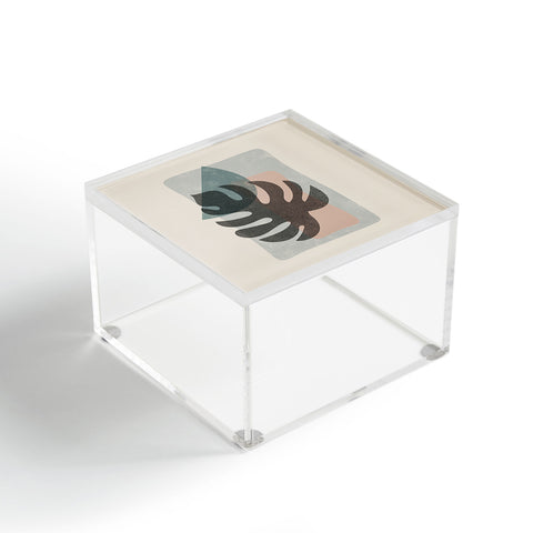 DreamPrintDesigns Abstract Leaf Art Acrylic Box