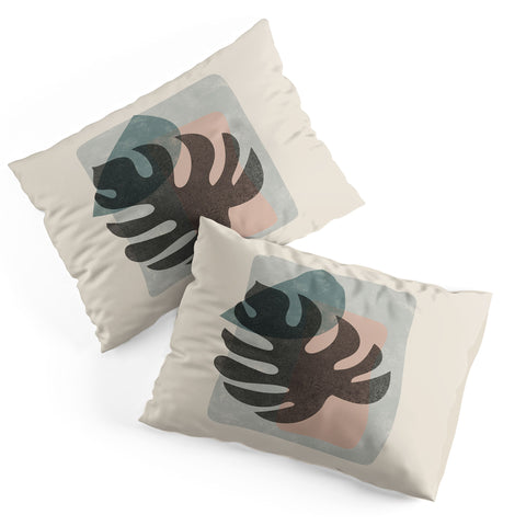 DreamPrintDesigns Abstract Leaf Art Pillow Shams