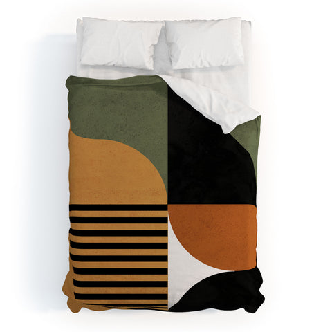 DreamPrintDesigns Bau Haus Mid Century 3 Duvet Cover