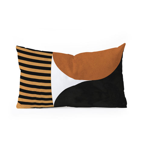 DreamPrintDesigns Bau Haus Mid Century 3 Oblong Throw Pillow