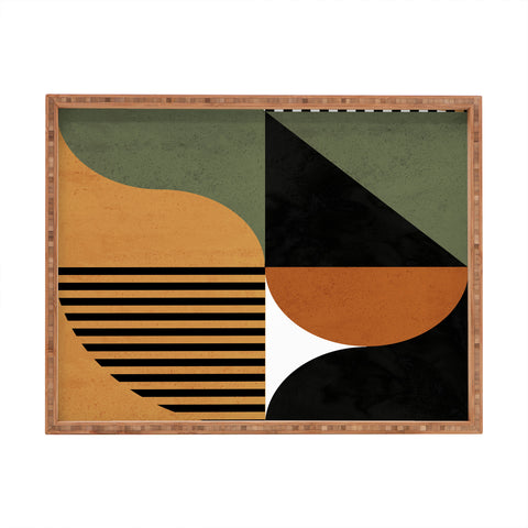 DreamPrintDesigns Bau Haus Mid Century 3 Rectangular Tray